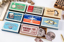 MoCard Vintage Labels Sticker Flakes in a Matchbox
