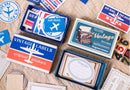 MoCard Vintage Labels Sticker Flakes in a Matchbox