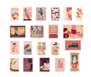 Candy Poetry Japanese Retro Sticker Flakes - 20pcs
