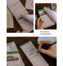 MoCard Vintage Bill Series Retro Tearable Memo Pad/Ephemera Pad (Receipts, Boarding Pass, Etc)