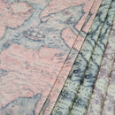 6 Sheets Vintage Print Maps, Newspaper Print Wrapping Paper Double Sided