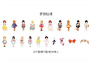 Moking Travel Fairy Tale House Vintage Dolls and Characters Sticker Flakes (40pcs)