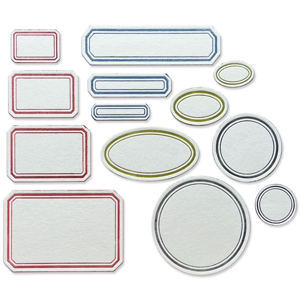 Sizzix Vintage Labels Thinlits Die Set 13PK by Tim Holtz