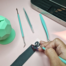 Bee Happy Stainless Steel Comfort Grip Vinyl Weeding Tool Set in Tin Case