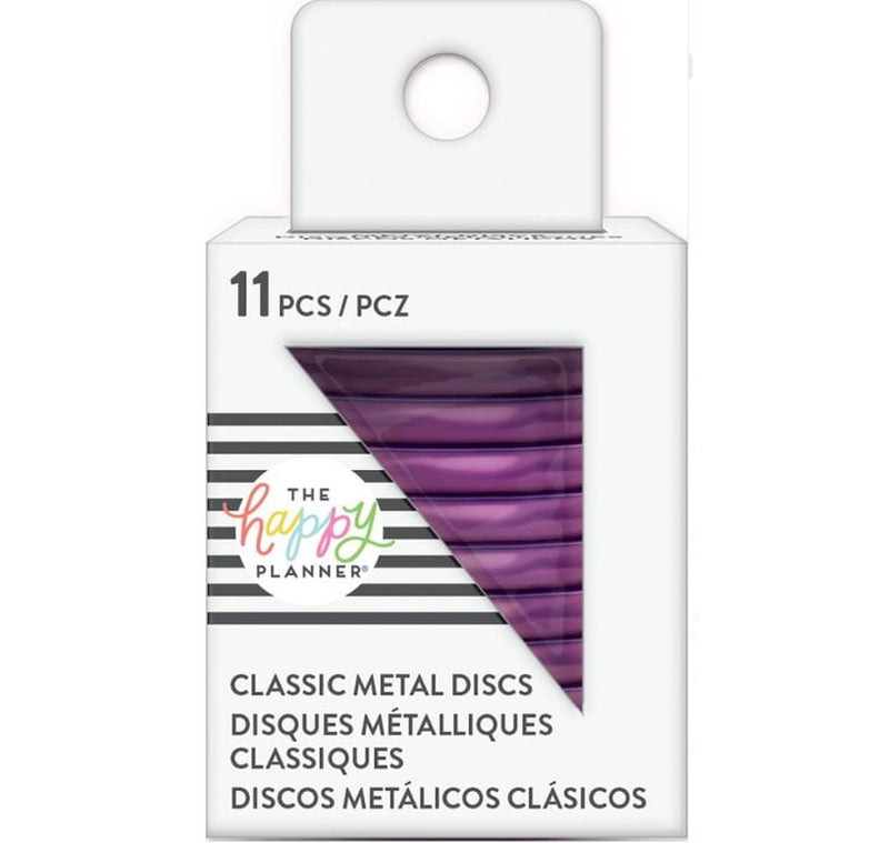 Me and My Big Ideas Happy Planner Violet Medium Metal Discs 1.25"