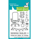 Lawn Fawn Virtual Friends Add-On Clear Stamps 3" x 4"