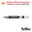 Artline White Permanent Marker 2.3mm (EKS70)