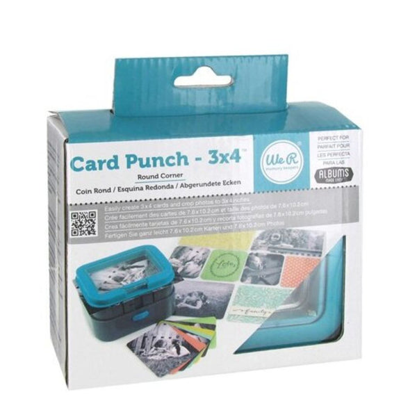 We R Memory Keepers 3x4 Card Punch, Round Corners