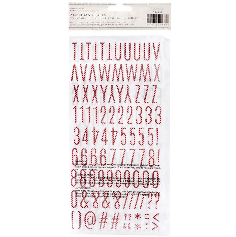 American Crafts Winter Wonderland Thickers 192/pk