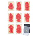 Gorjuss Santoro Wooden Stamp and Ink Set 9/Pk