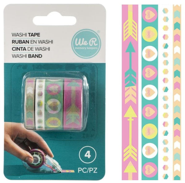 We R Memory Keepers Pastels Washi Tape Rolls 4/Pkg