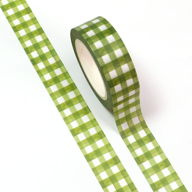 Watercolor Grid Washi Tape 15mm x 10m