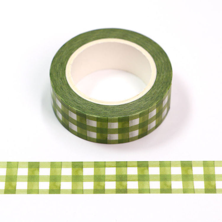 Watercolor Grid Washi Tape 15mm x 10m