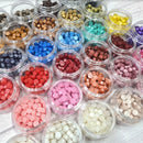 50g Clear Jar Container for Trinkets, Beads and More