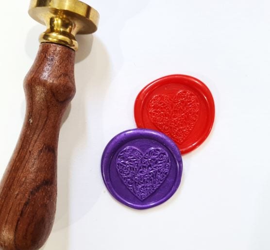 Wax Seals Hearts, Rings, Love