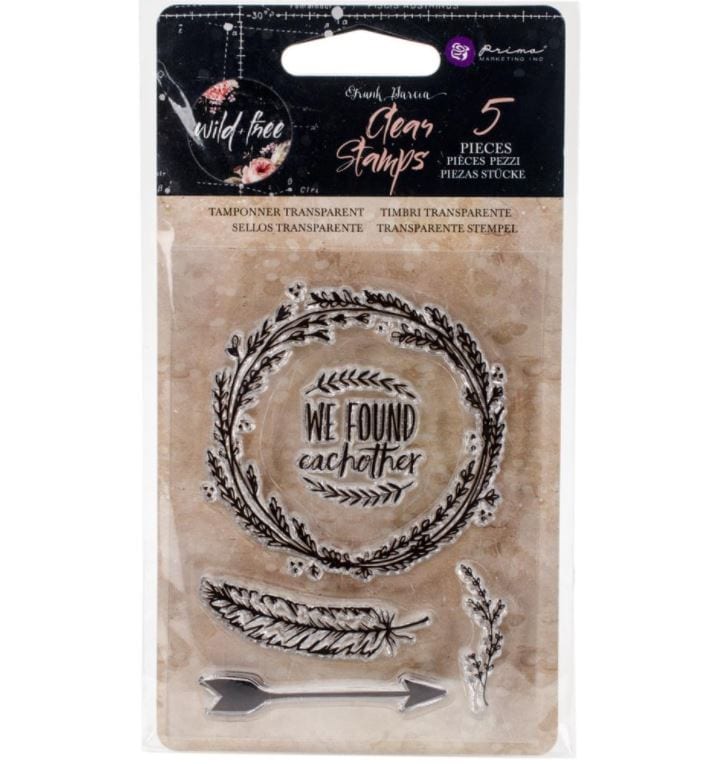 Prima Marketing We Found Each Other Wild & Free Prima Clear Stamps 3