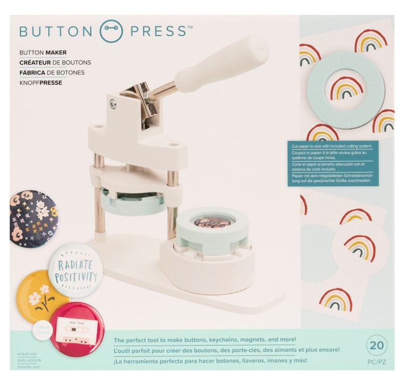 We R Memory Keepers Button Press Kit / (Medium Insert)
