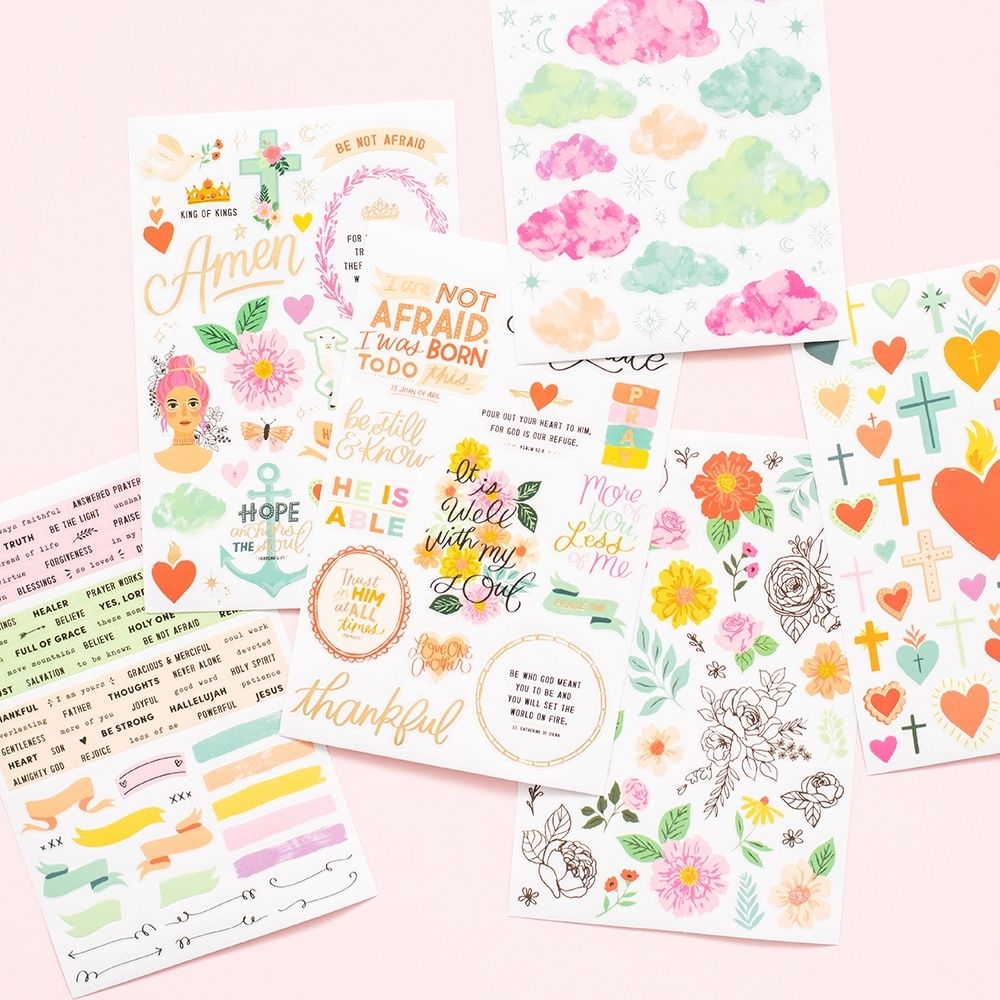 American Crafts Draw Near Creative Devotion Sticker Book