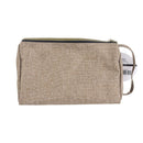 We R Memory Keepers Pencil Pouch Taupe and Pink Crafter's Bag
