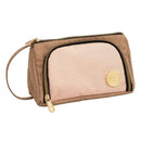 We R Memory Keepers Pencil Pouch Taupe and Pink Crafter's Bag