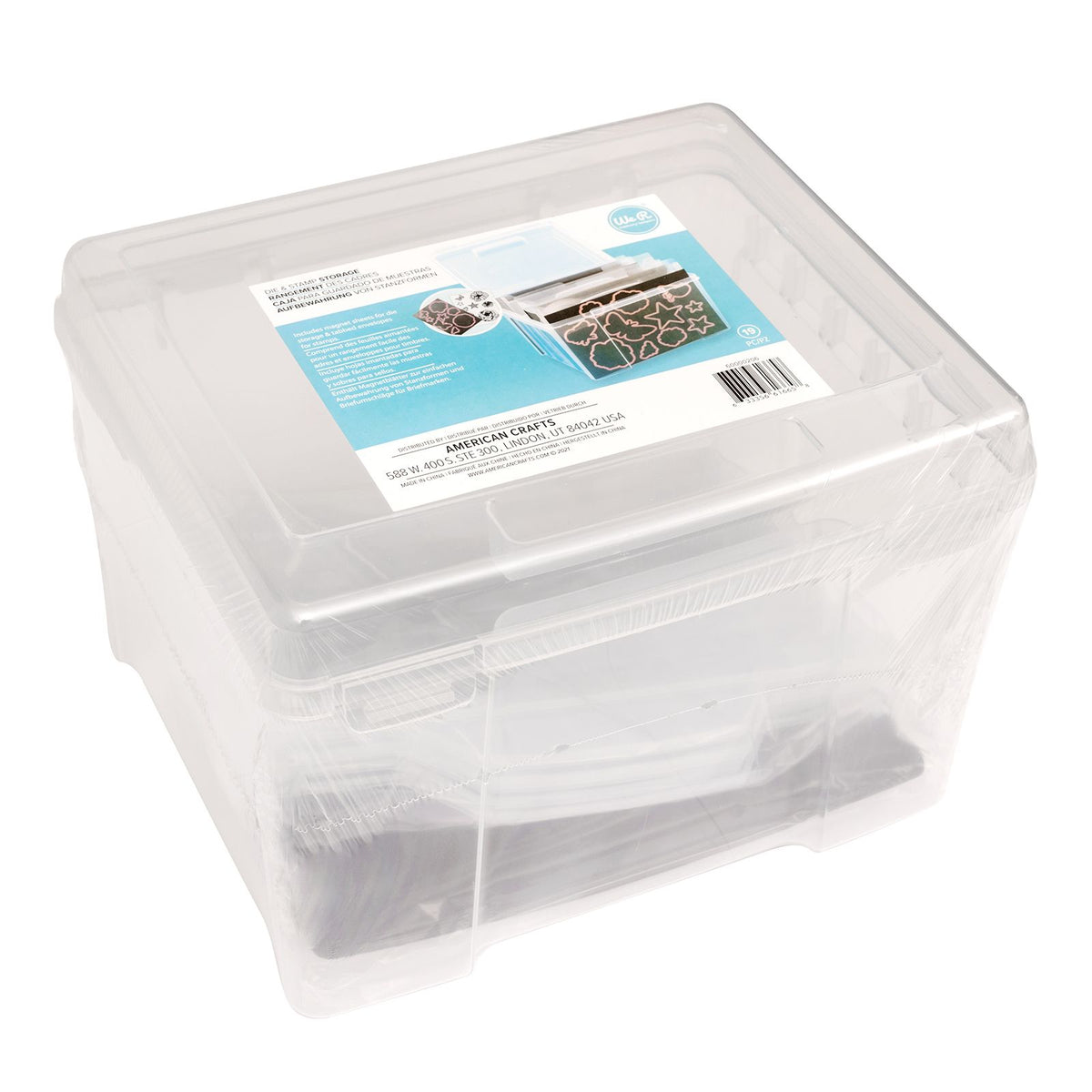 We R Memory Keepers Die & Stamp Storage with Magnet Sheets, Envelopes and Bin (13pcs)