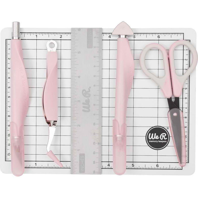 We R Memory Keepers Pink Mini Tool Kit