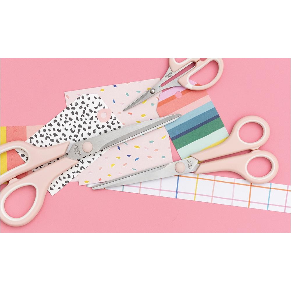 We R Memory Keepers Pink Craft Scissors 3/Pkg