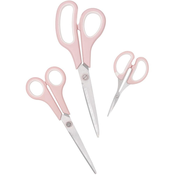 We R Memory Keepers Pink Craft Scissors 3/Pkg