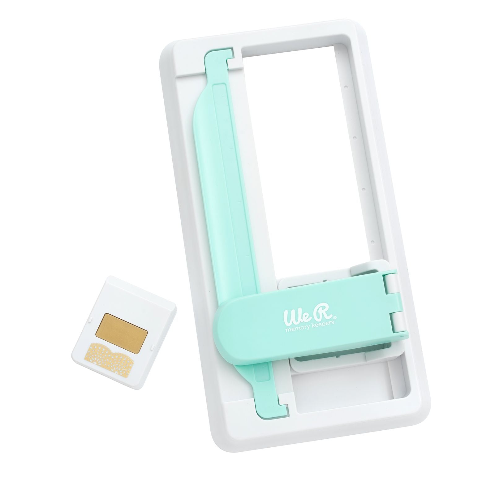 We R Memory Keepers Border Punch Alignment Guide w/ Mosaic Border Cartridge