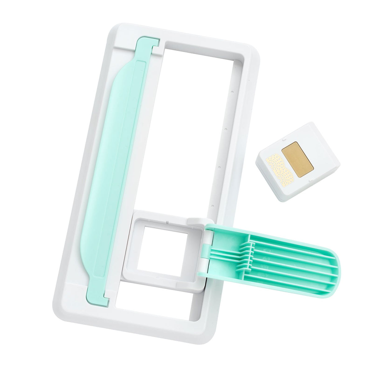 We R Memory Keepers Border Punch Alignment Guide w/ Mosaic Border Cartridge