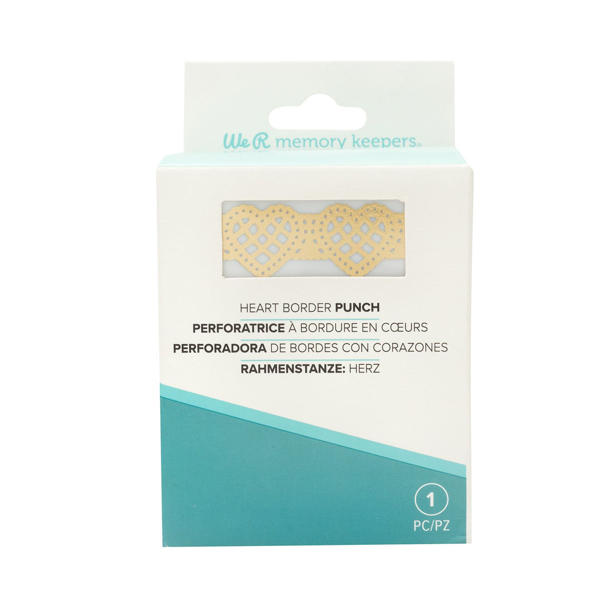 We R Memory Keepers Heart Border Punch Cartridge