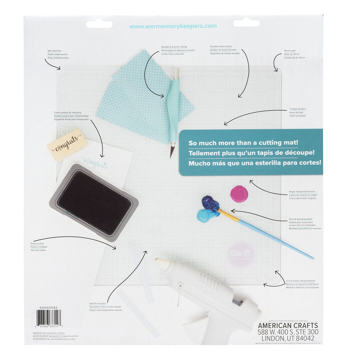 We R Memory Keepers Lilac Precision Glass Cutting Mat 13