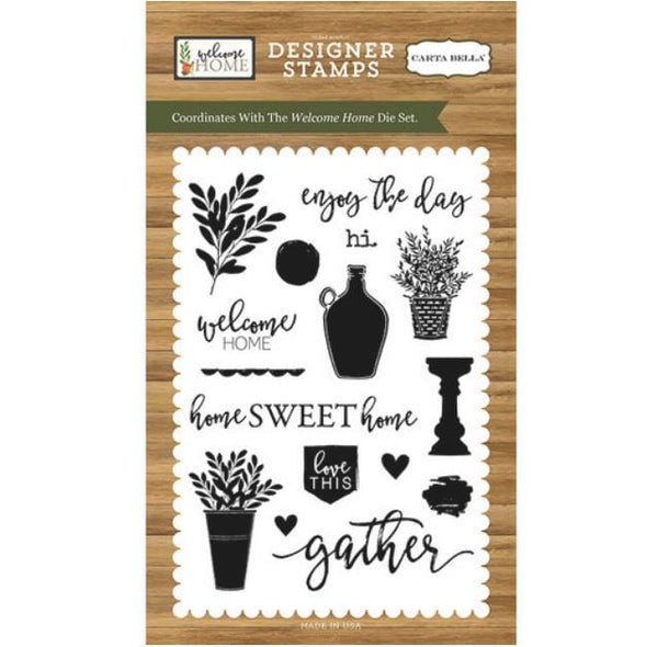 Carta Bella Welcome Home Photopolymer Clear Stamps