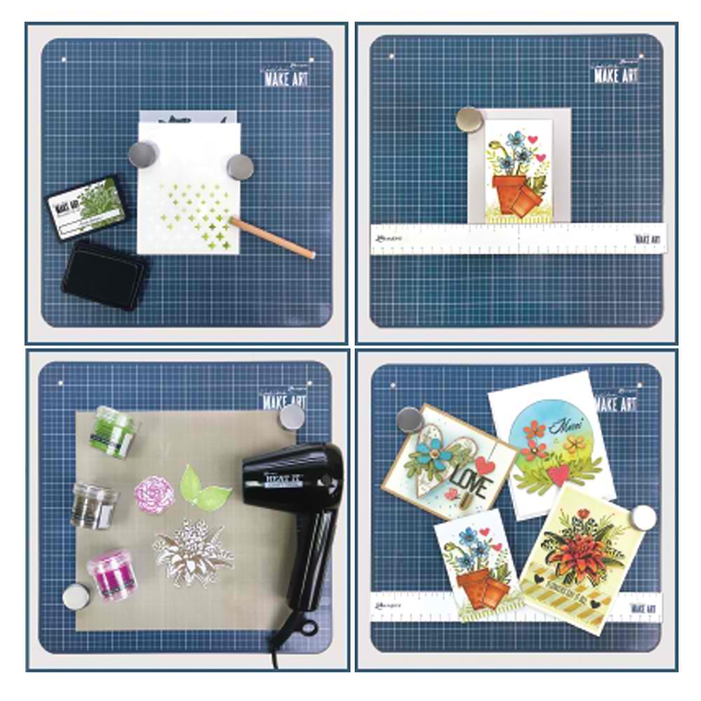 Ranger Wendy Vecchi MAKE ART Stay-tion All-in-One Magnetic Crafting Surface