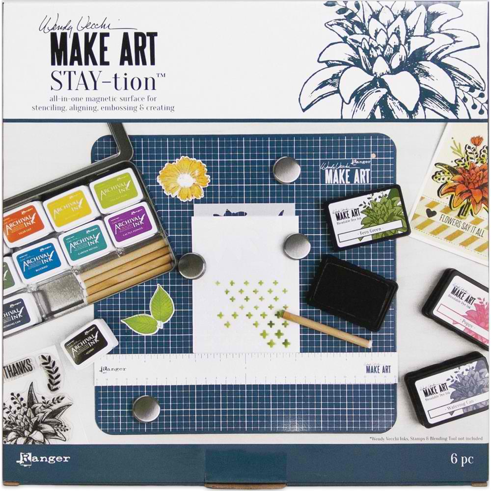 Ranger Wendy Vecchi MAKE ART Stay-tion All-in-One Magnetic Crafting Surface