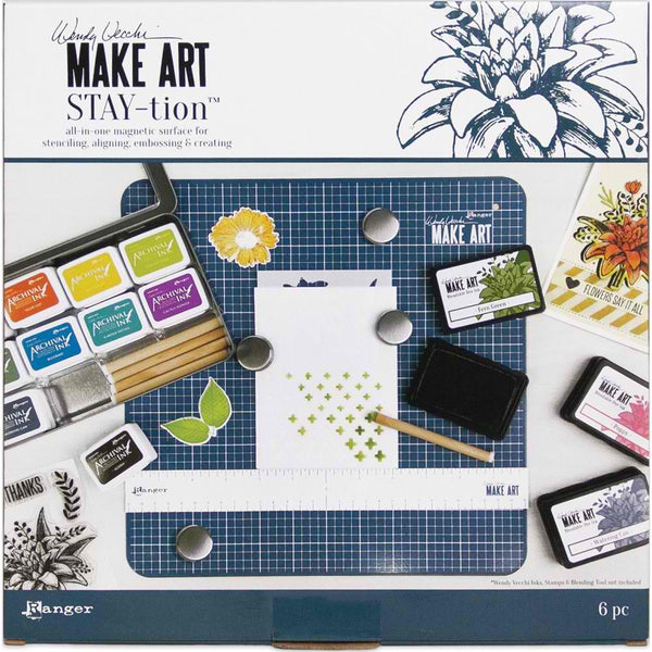 Ranger Wendy Vecchi MAKE ART Stay-tion All-in-One Magnetic Crafting Surface