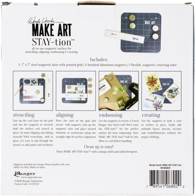 Ranger Wendy Vecchi Make Art Stay-tion 7" All-in-One Magnetic Crafting Surface