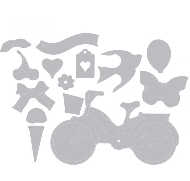 Sizzix Whimsy and Delight Thinlits Die Set 14PK