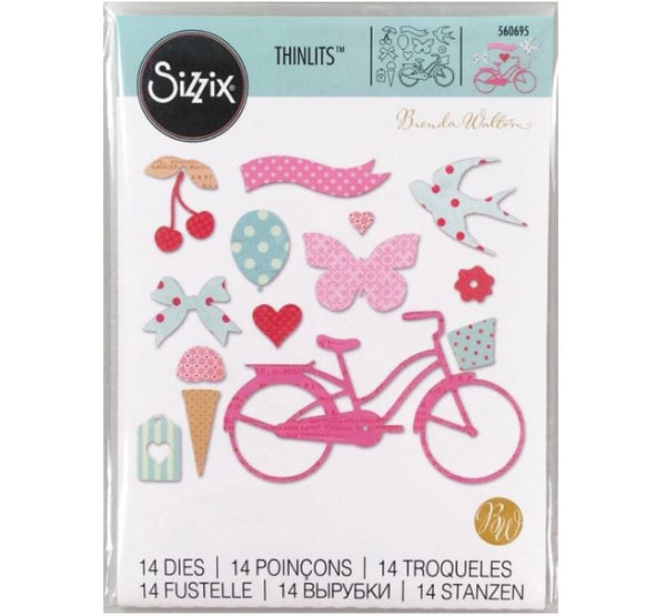 Sizzix Whimsy and Delight Thinlits Die Set 14PK