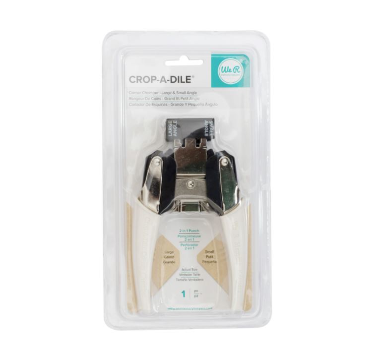 We R Memory Keepers Crop-a-dile Corner Chompers 1/2" and 1/4" Angle Heavy Duty Corner Punch