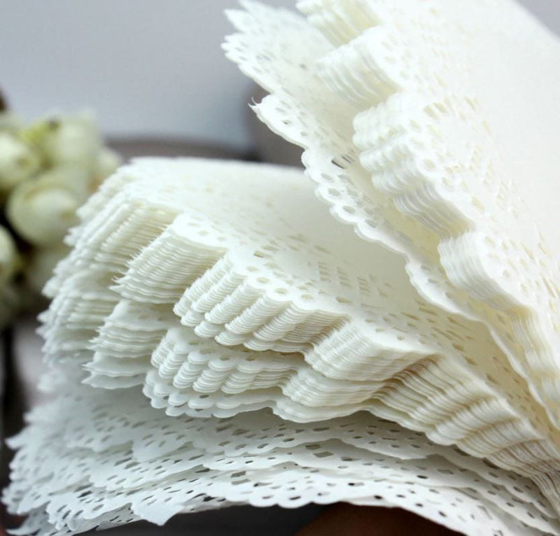 White Paper Doilies - Classic (Available Sizes: 3.5" - 6.5")