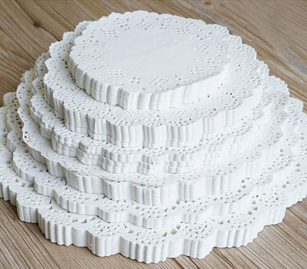 White Paper Doilies - Classic (Available Sizes: 3.5" - 6.5")