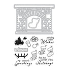 Hero Arts Winter Hearth Hero Stamp and Cut DC221