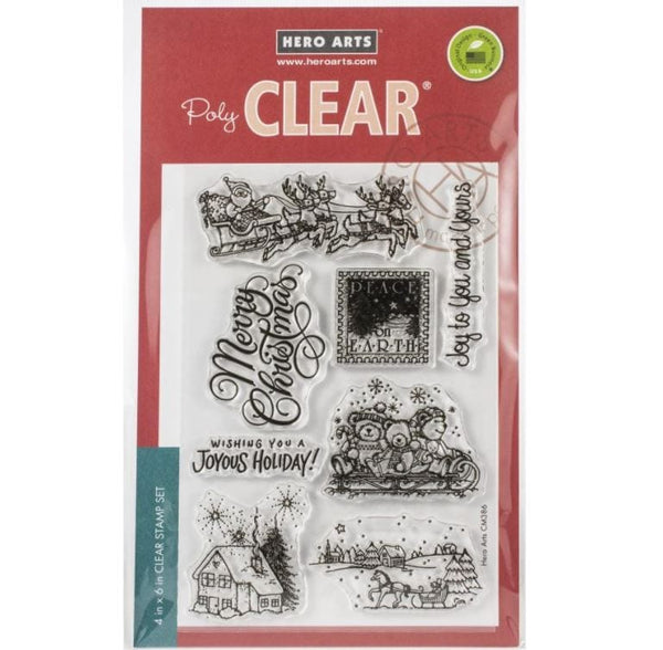 Hero Arts Winter Joy From the Vault Stamp Set CM386