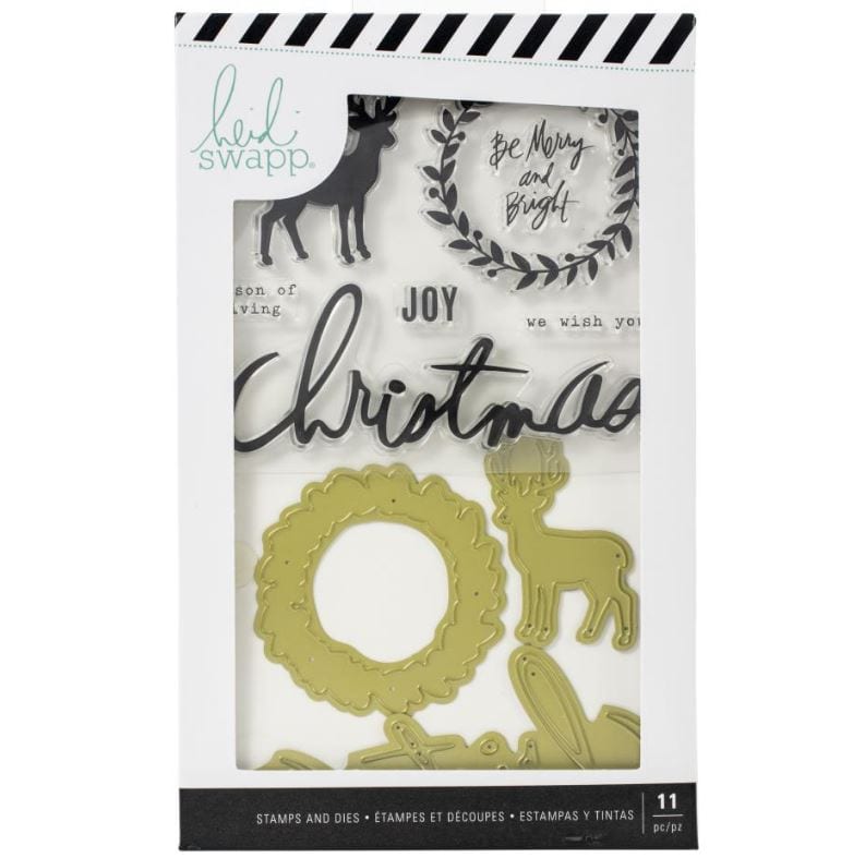 Heidi Swapp Winter Wonderland Stamp & Die Set 11/Pkg
