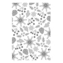 Sizzix Winter Pattern Multi-Level Textured Impressions Embossing Folder by Jennifer Ogborn