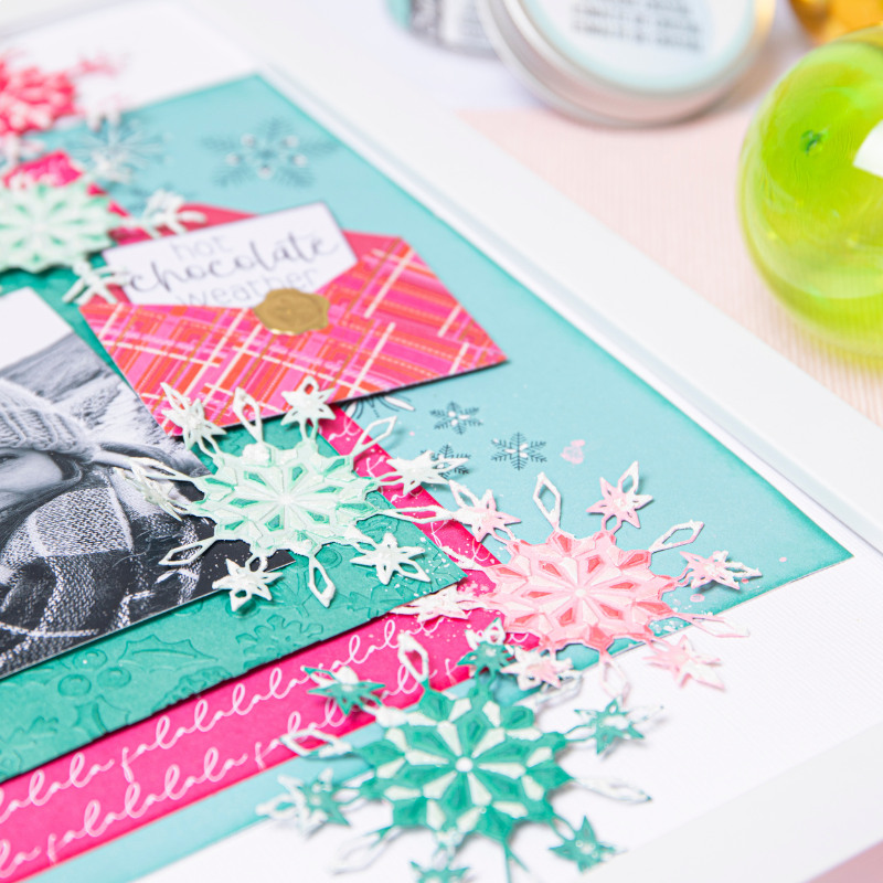 Sizzix Winter Pattern Multi-Level Textured Impressions Embossing Folder by Jennifer Ogborn