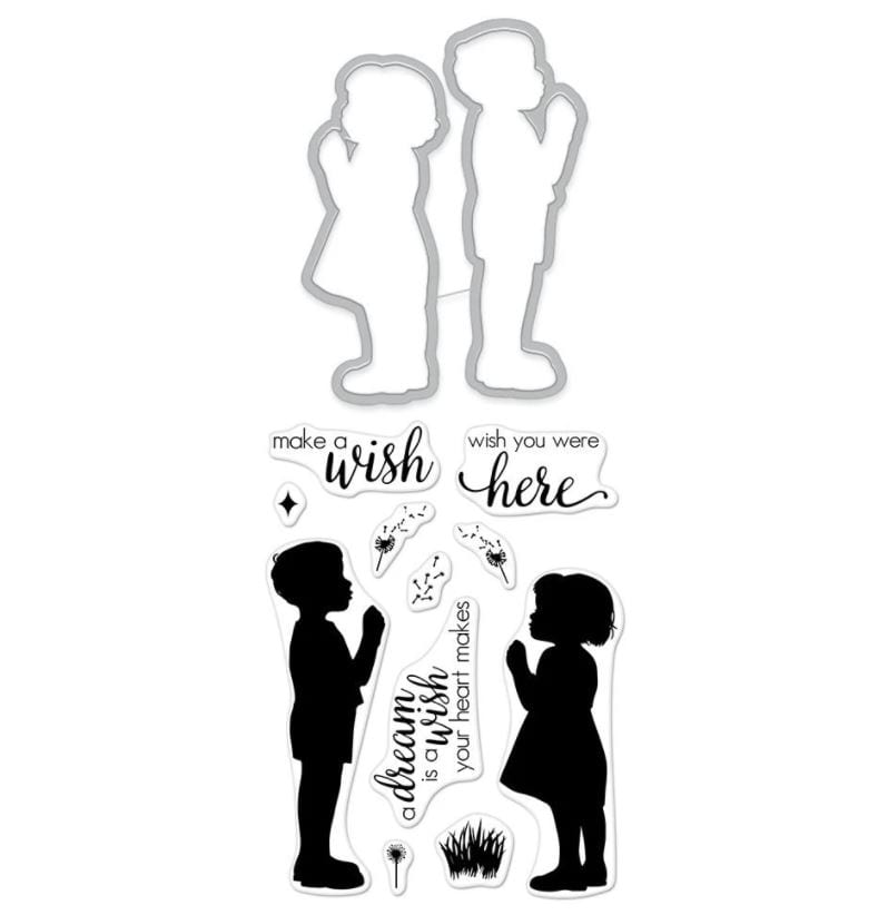 Hero Arts Wish I May Hero Stamp and Cut DC259