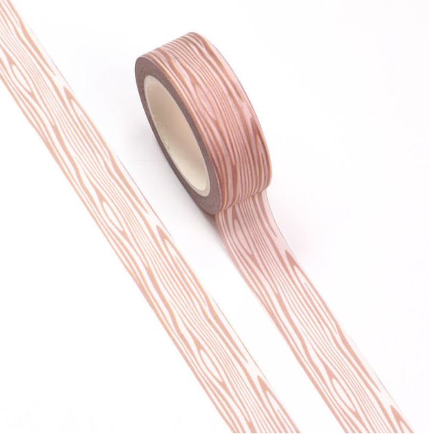 Wood Grain Washi Tape 15mm x 10m