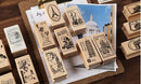 Cardlover Travel Around the World Landmarks Rubber Stamps